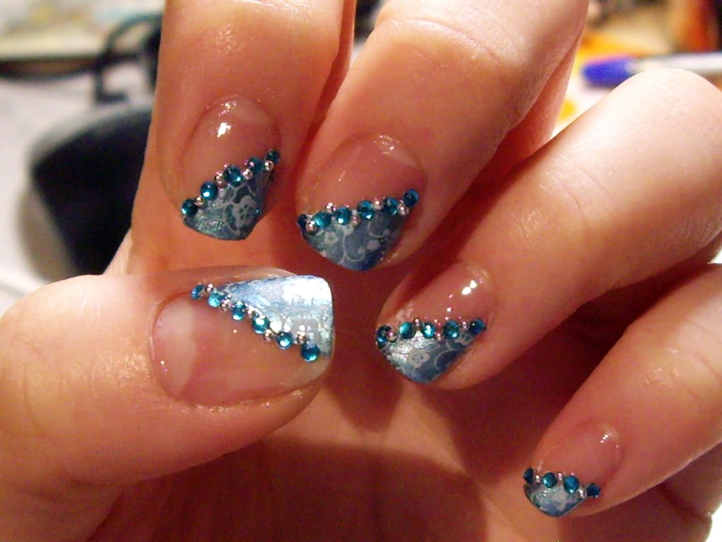 3. French Tip Nail Art - wide 2