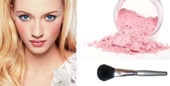 Pink Blush on- Give a natural blush to your cheeks